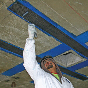 How does FRP differ from traditional materials for strengthening projects?