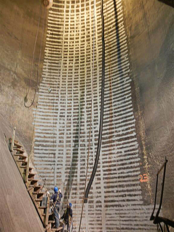 Silos Strengthened at Power Plant STRUCTURAL TECHNOLOGIES