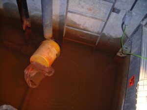 stnading water mashs edge