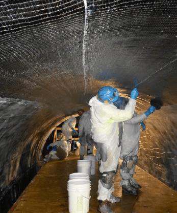 How do you install an FRP structural liner?