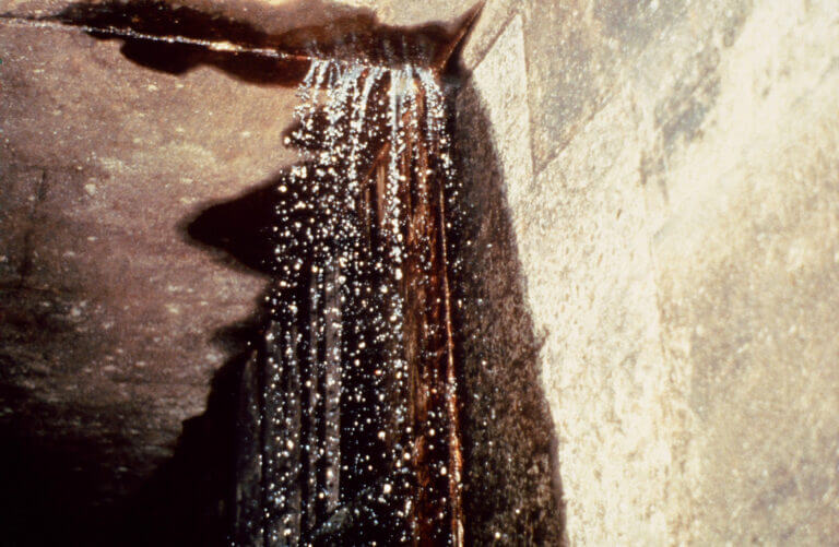 concrete leaking