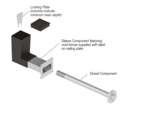 lockable dowel l20