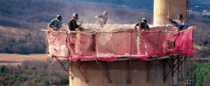 chimney demolition